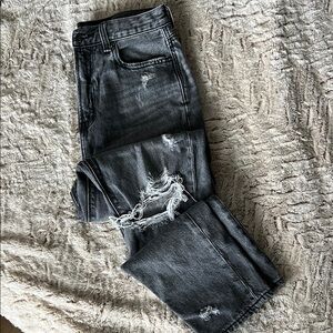 American Eagle Distressed Black Jeans